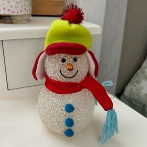 Light up snowman decor